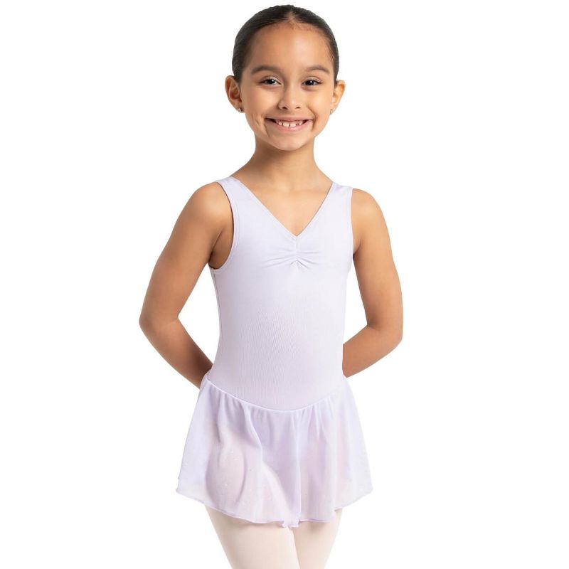 Capezio Pinch Front Tank Dress - Girls