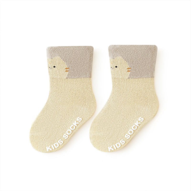 MyKids-USA Spring Baby Breathable Animals Cartoon Color Patchwork Socks