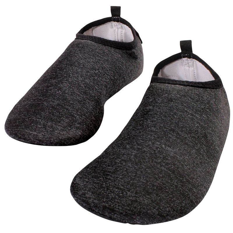 Hudson Baby Kids and Adult Water Shoes for Sports, Yoga, Beach and Outdoors, Heather Charcoal