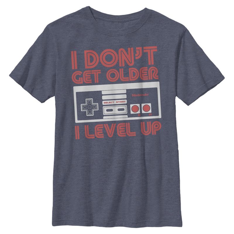 Boys Nintendo Don't Get Older Level Up T Shirt