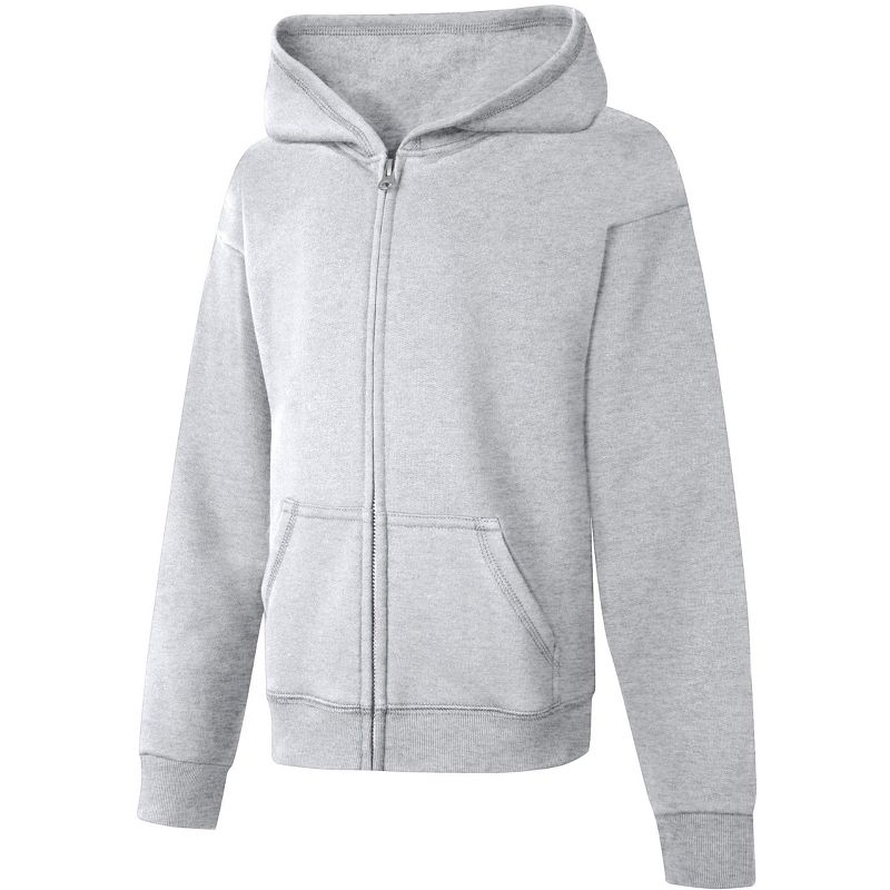 Hanes EcoSmart Girls' Full-Zip Hoodie