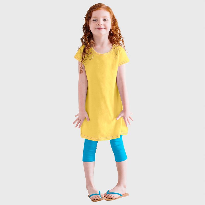 City Threads Soft Knit Jersey Girls Cap Sleeve Dress - USA-Made