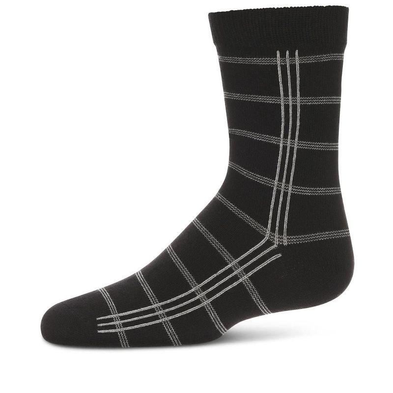 Memoi Boys' Boxed Stripe Crew Socks