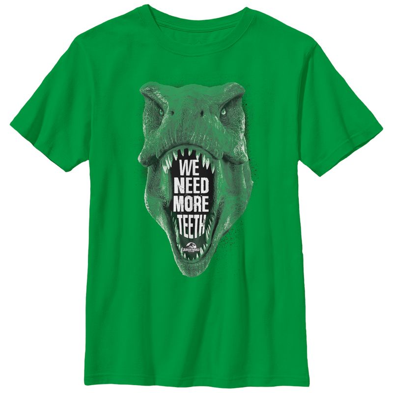 Boy's Jurassic World Need More Teeth T. Rex T-Shirt