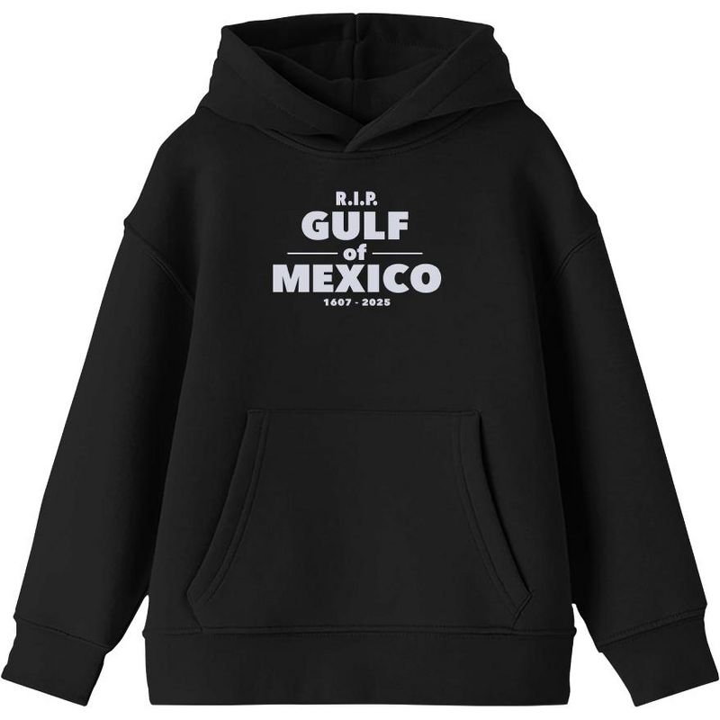 RIP Gulf of Mexico 1607-2025 Youth Long Sleee Hoodie