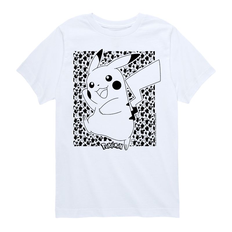 تي شيرت جرافيكي بأكمام قصيرة بنقشة بوكيمون وبيكاتشو للأولاد