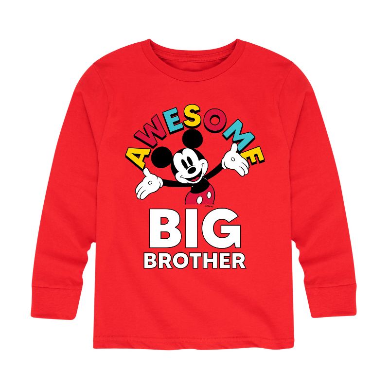 Boys' - Disney - Awesome Big Brother Long Sleeve Graphic T-Shirt