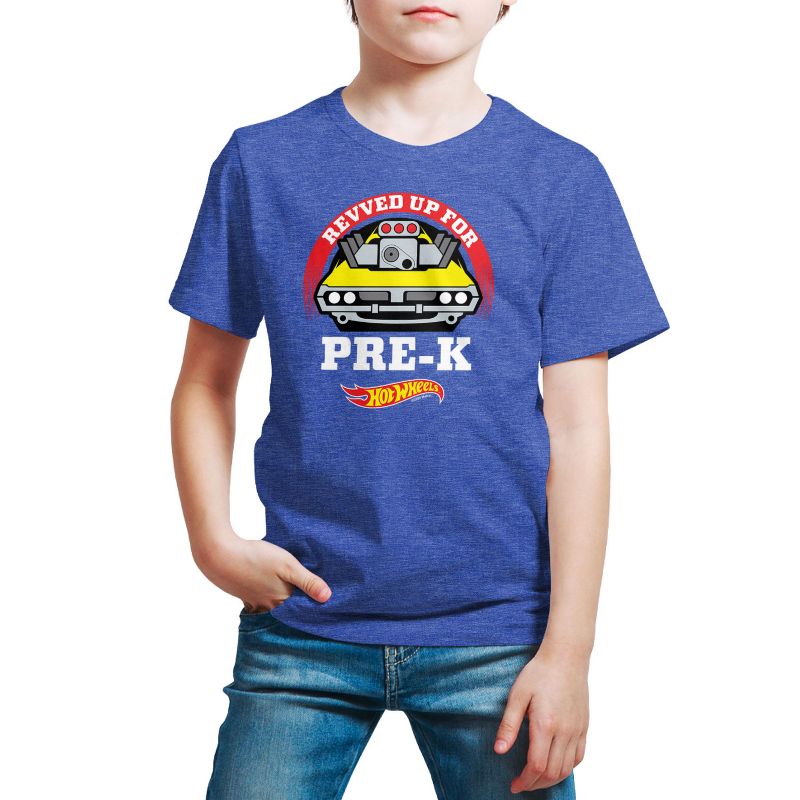 Boys' - Hot Wheels - Revved Up For Pre K Short Sleeve Graphic T-Shirt