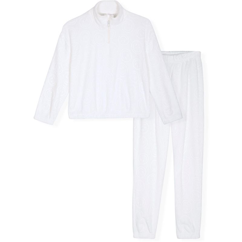 طقم نوم Sleep On It للبنات من الصوف الجديد مكون من قطعتين بأكمام طويلة