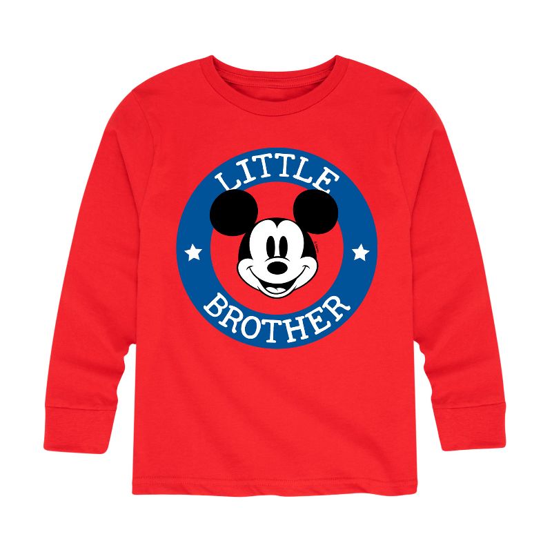 Boys' - Disney - Mickey Little Brother Long Sleeve Graphic T-Shirt