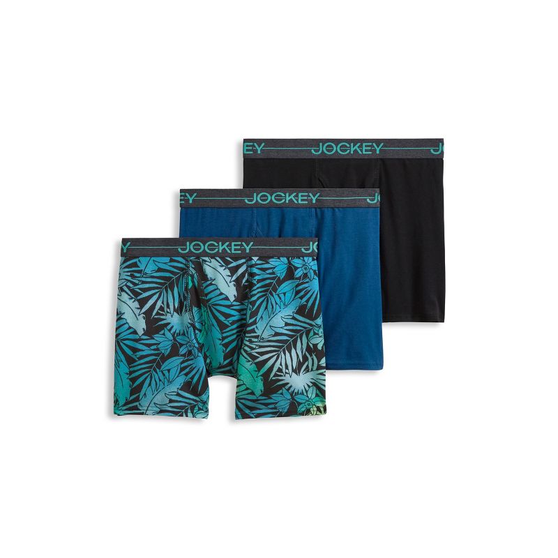 Jockey Boys' Cotton Stretch Boxer Brief - 3 Pack
