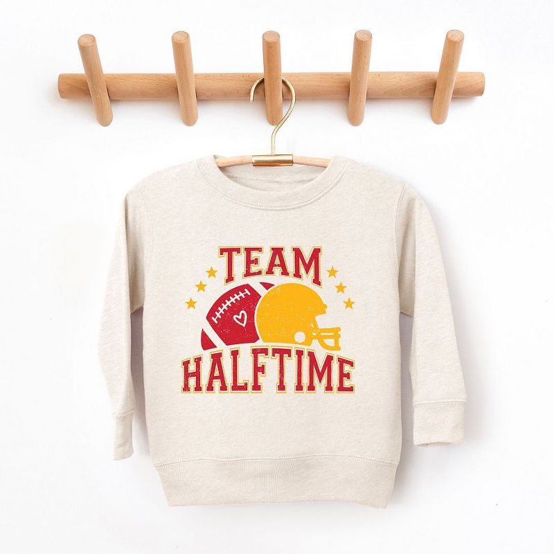 The Juniper Shop Team Halftime Distressed - Red Youth Ultra-Soft Graphic Sweatshirt