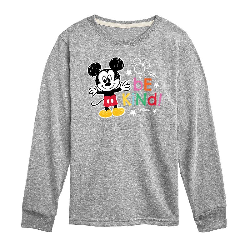 Boys' - Disney - Mickey Mouse Long Sleeve Graphic T-Shirt