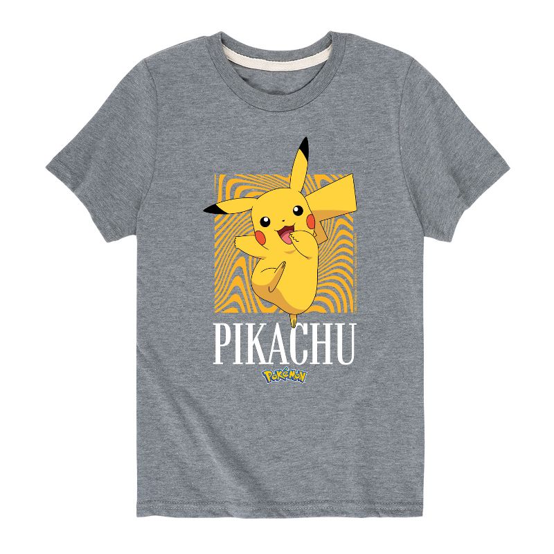 Boys' - Pokémon - Hypnotic Pikachu Art Short Sleeve Graphic T-Shirt