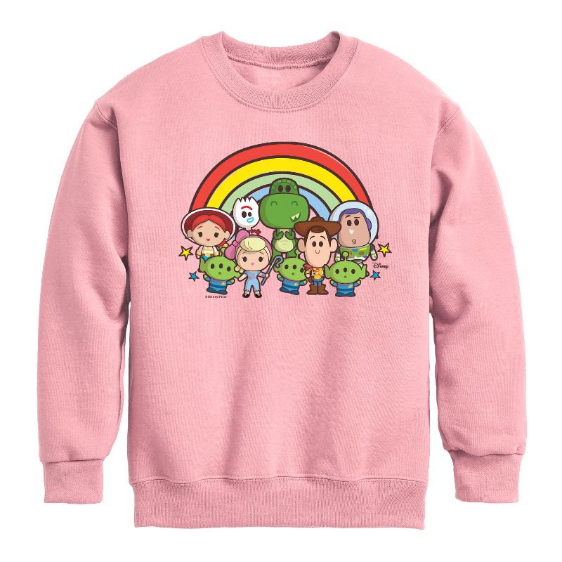 Boys' - Toy Story 4 - Graphic Long Sleeve Fleece Sweatshirt
