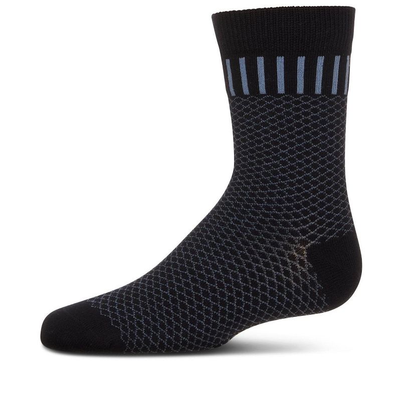 Memoi Boys' Geometry Crew Socks