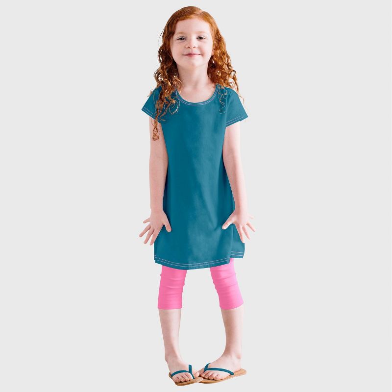 City Threads Soft Knit Jersey Girls Cap Sleeve Dress - USA-Made