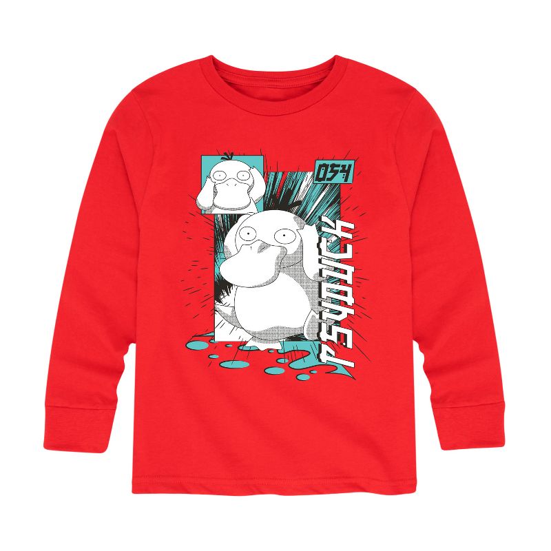 تي شيرت جرافيكي بأكمام طويلة للأولاد - بوكيمون - سايدك أنمي