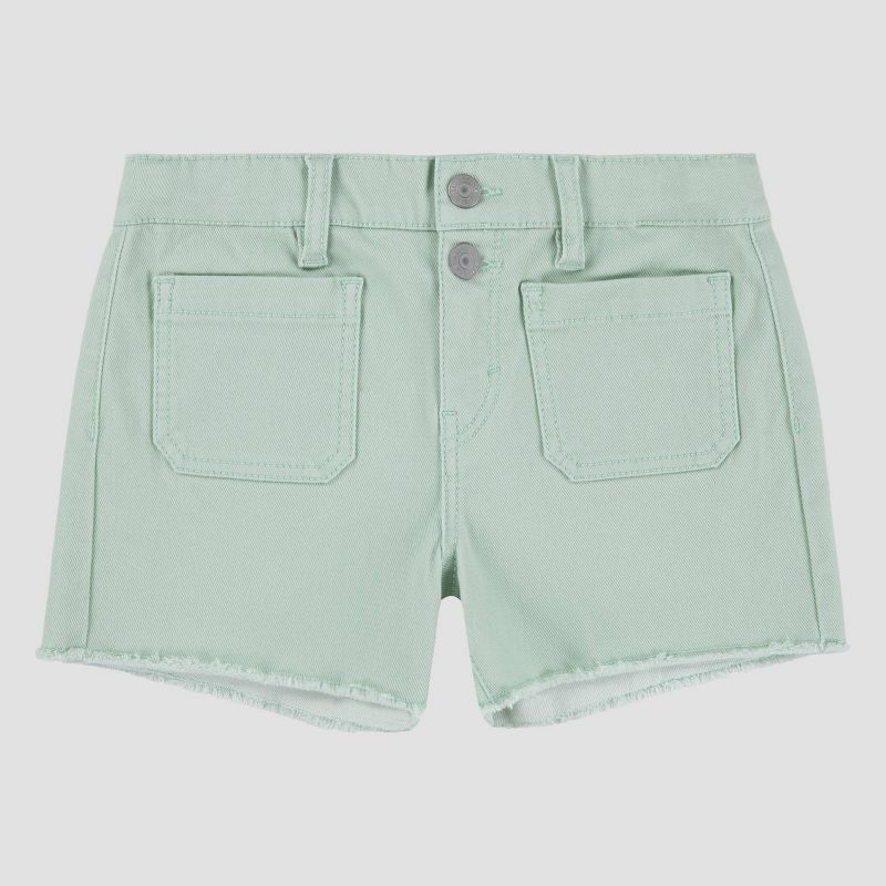 Levi's® Girls' Front Pocket Shorts - Light Green