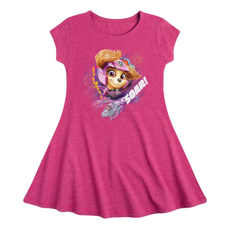 Girls' - Paw Patrol - Soar Fit & Flair Cap Sleeve Dress
