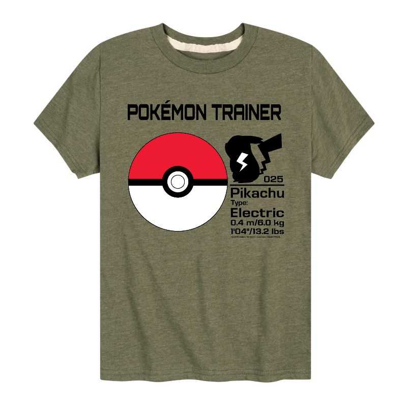 Boys' - Pokémon - Pokeball Trainer Short Sleeve Graphic T-Shirt