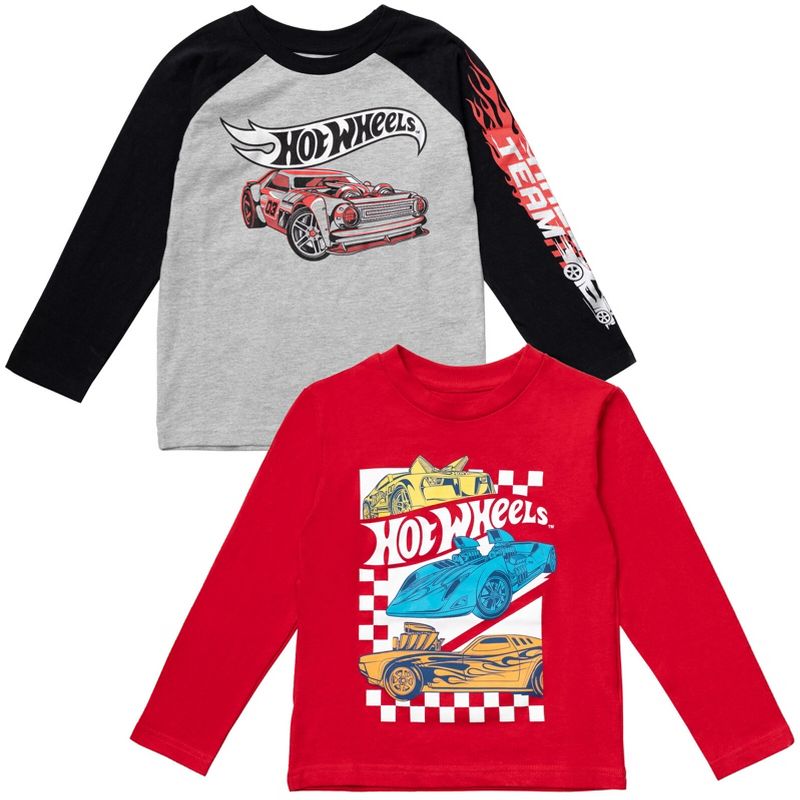 Hot Wheels 2 Pack T-Shirts Little Kid to Big Kid