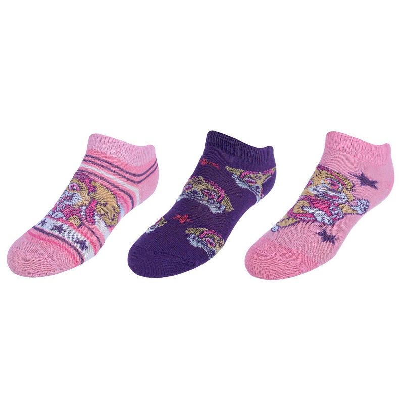 Textiel Trade Kid's Nickeloden's Paw Patrol Skye Rules Sneaker Socks (Pack of 3)
