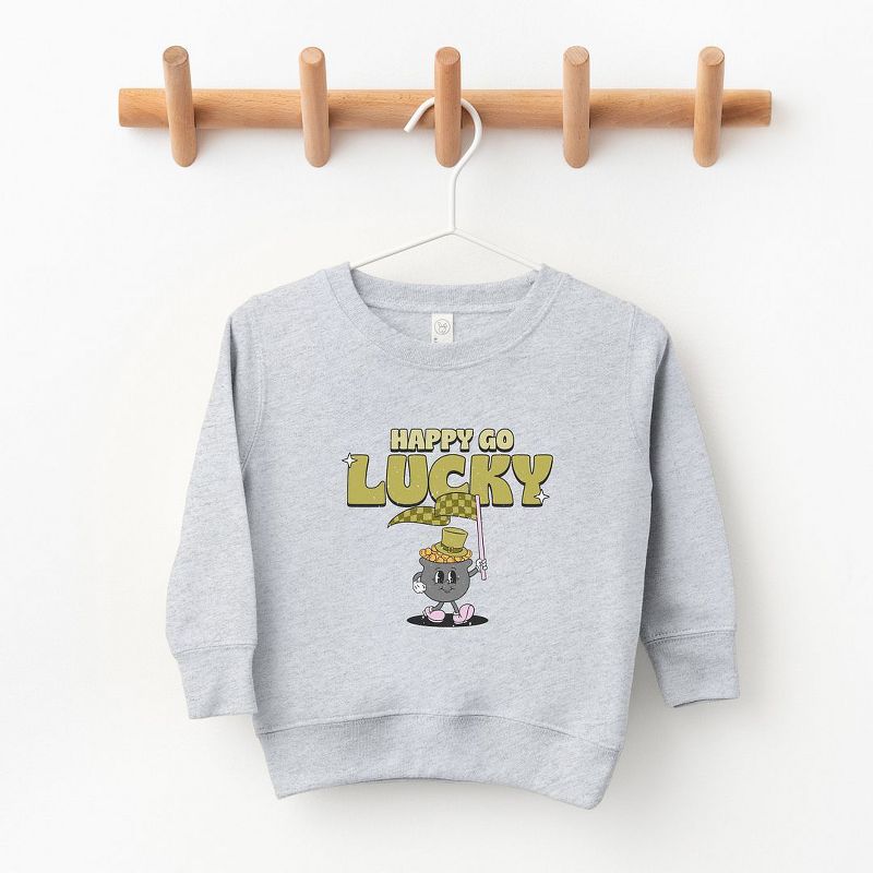 سويت شيرت جرافيكي ناعم للغاية للشباب من Juniper Shop Happy Go Lucky Pot Of Gold