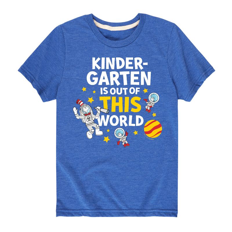 تي شيرت جرافيكي بأكمام قصيرة للأولاد من سلسلة دكتور سوس - روضة أطفال