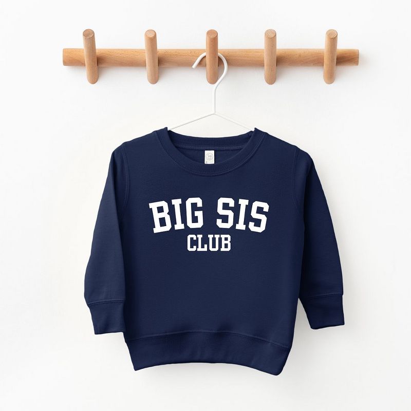 The Juniper Shop Big Sis Club Toddler Graphic Sweatshirt