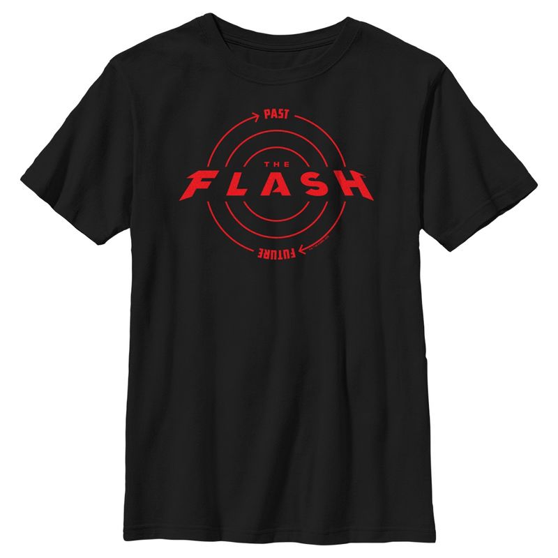 Boy's The Flash Time Travel Logo T-Shirt