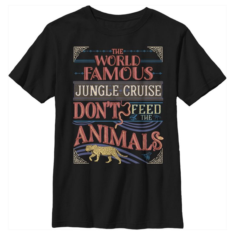 Boy's Jungle Cruise World Famous Retro Logo T-Shirt