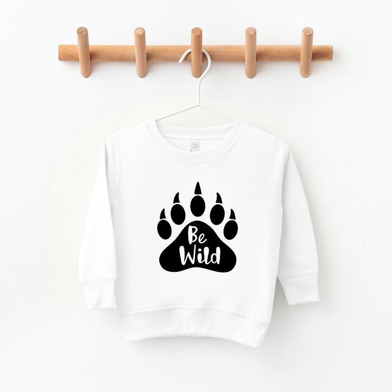 The Juniper Shop Be Wild Bear Paw Toddler Graphic Sweatshirt
