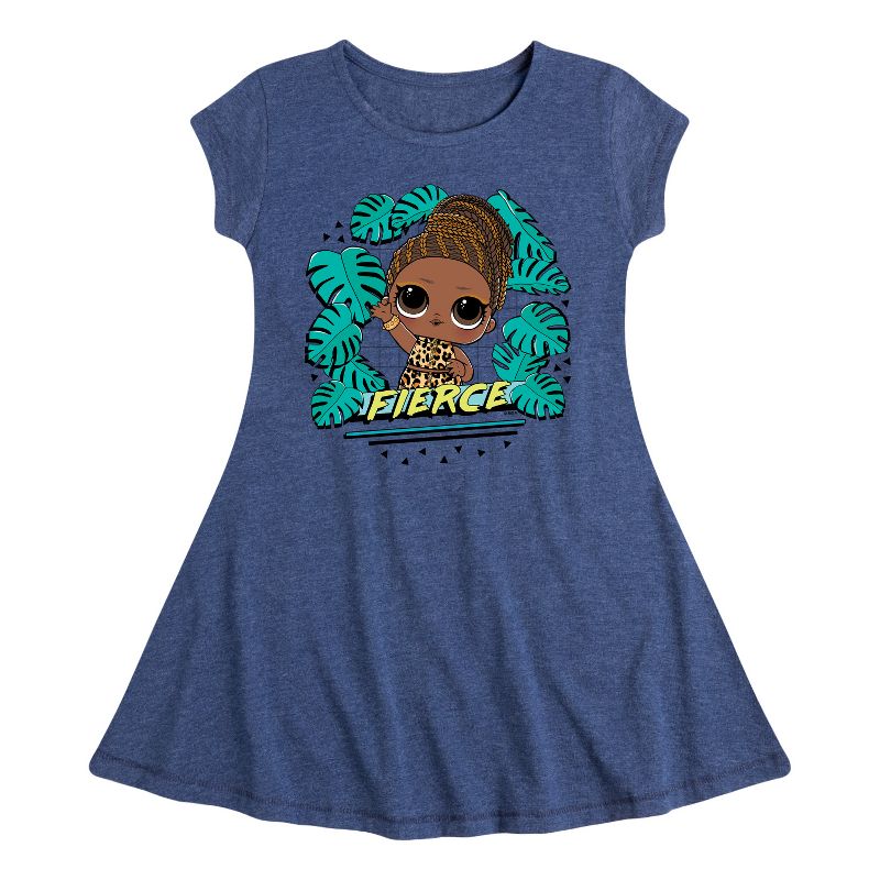 Girls' - LOL Surprise! - Fierce Doll Fit & Flair Cap Sleeve Dress