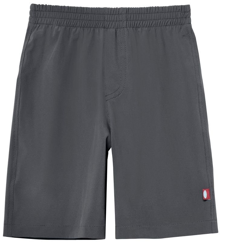 City Threads USA-Made Boys UPF 50+ Soft Stretch Below the Knee Swim Board Shorts