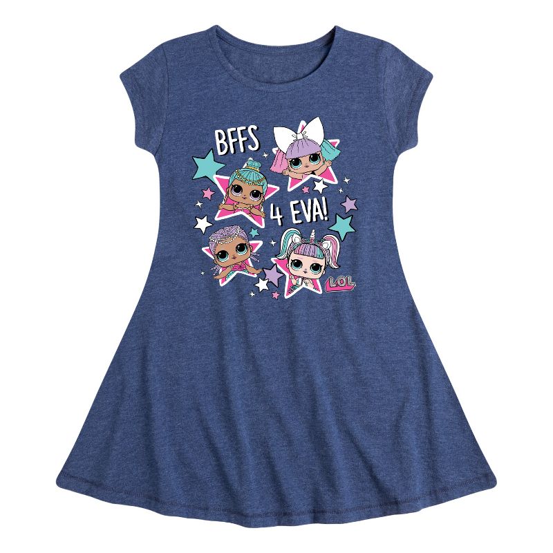 Girls' - LOL Surprise! - BFFS 4 EVA Fit & Flair Cap Sleeve Dress