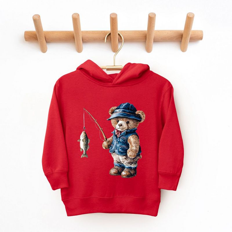 The Juniper Shop Teddy Bear Fisherman Toddler Graphic Hoodie