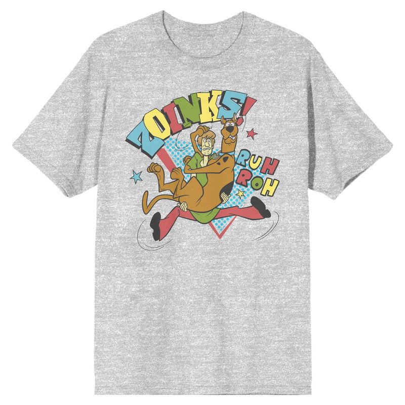 Scooby Doo Shaggy Zoinks! Gray Boy's Short-Sleeve T-shirt