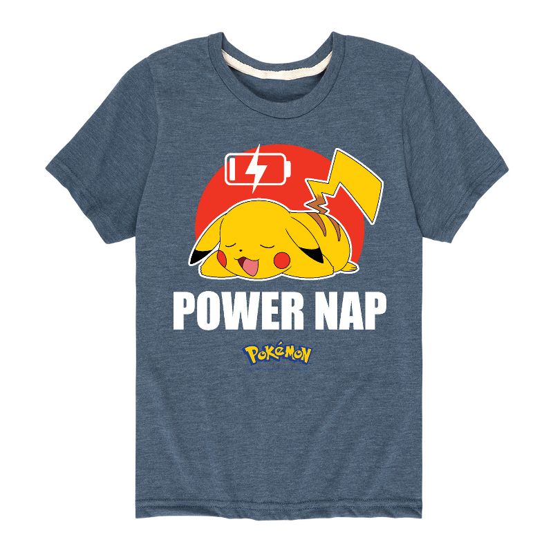 Boys' - Pokémon - Power Nap Short Sleeve Graphic T-Shirt