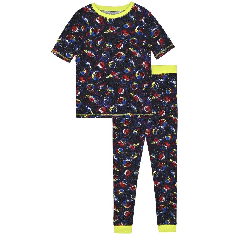 Sleep On It Boys 2-Piece Super Soft Jersey Snug-Fit Pajama Set - Toddler Pajamas to Boys Pajama Sets