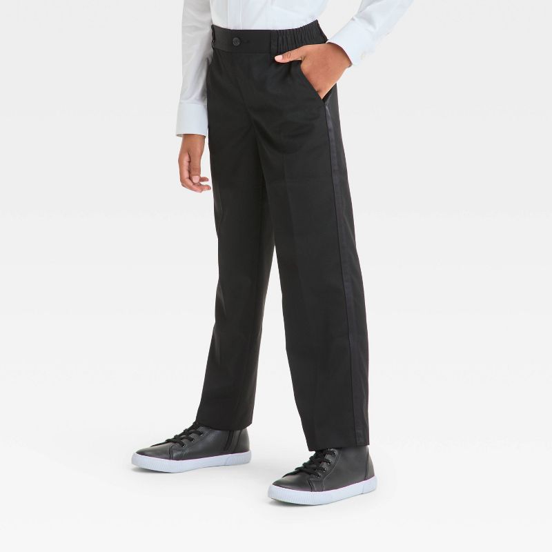 Boys' Tuxedo Suit Pants - Cat & Jack™ Black