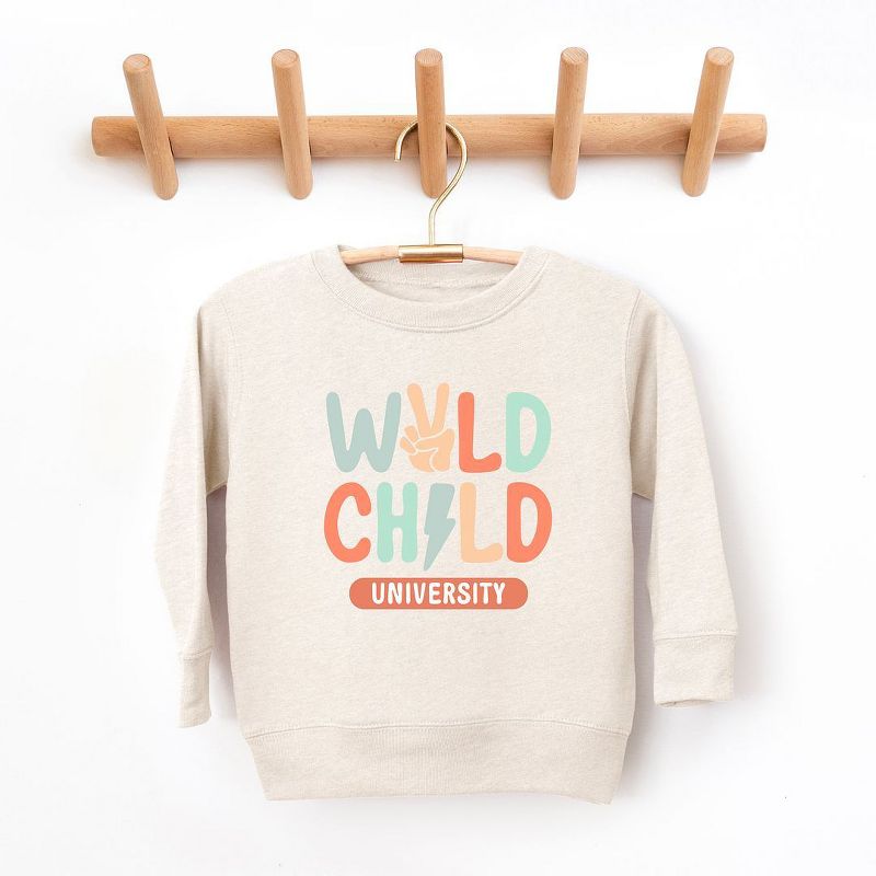 The Juniper Shop Wild Child Peace Youth Ultra-Soft Graphic Sweatshirt