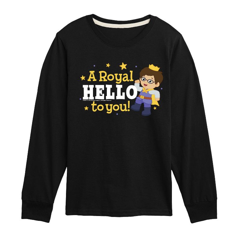 Boys' - Daniel Tiger - A Royal Hello Long Sleeve Graphic T-Shirt