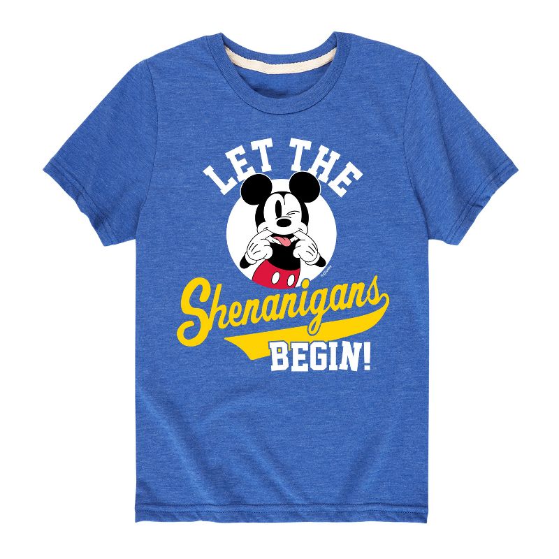 Boys' - Disney - Let The Shenanigans Begin Short Sleeve Graphic T-Shirt