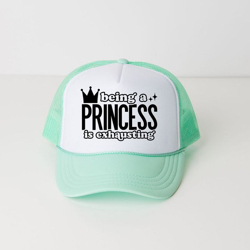 The Juniper Shop Being A Princess Is Exhausting Youth Foam Trucker Hat