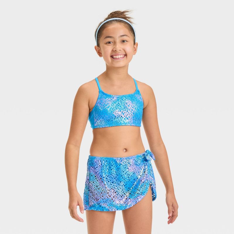 Girls' Polka Dots Bikini Set - Cat & Jack™ Blue
