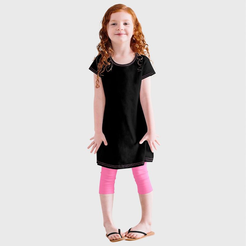 City Threads Soft Knit Jersey Girls Cap Sleeve Dress - USA-Made