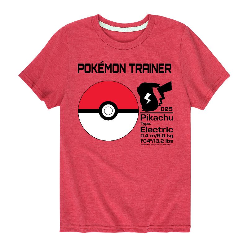Boys' - Pokémon - Pokeball Trainer Short Sleeve Graphic T-Shirt
