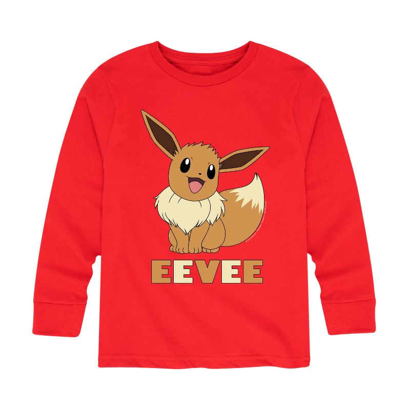تي شيرت جرافيكي بأكمام طويلة من هابي إيفي للأولاد - بوكيمون