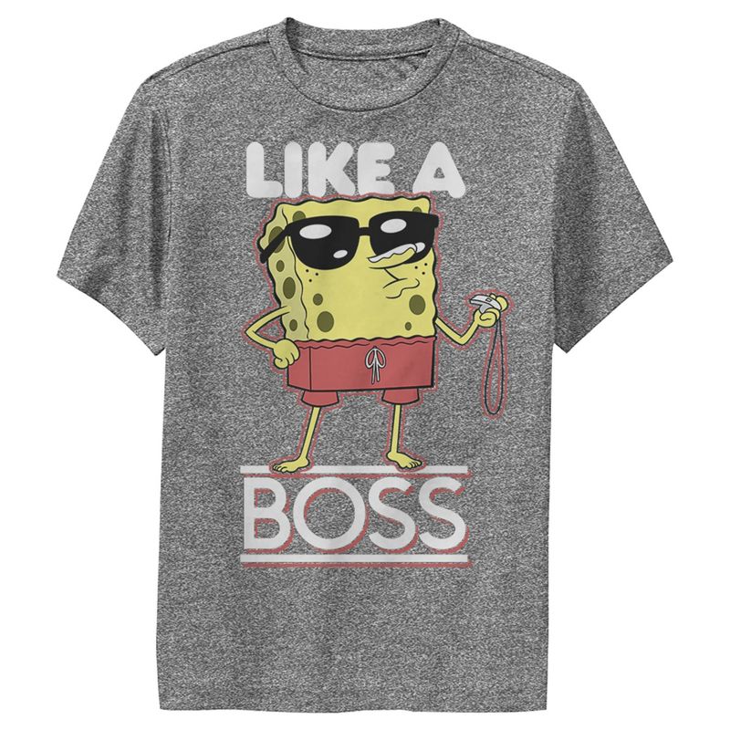 Boy's SpongeBob SquarePants Like A Boss Performance Tee